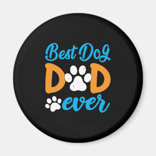 Imã Grandfather Gift Best Dog Dad Ever