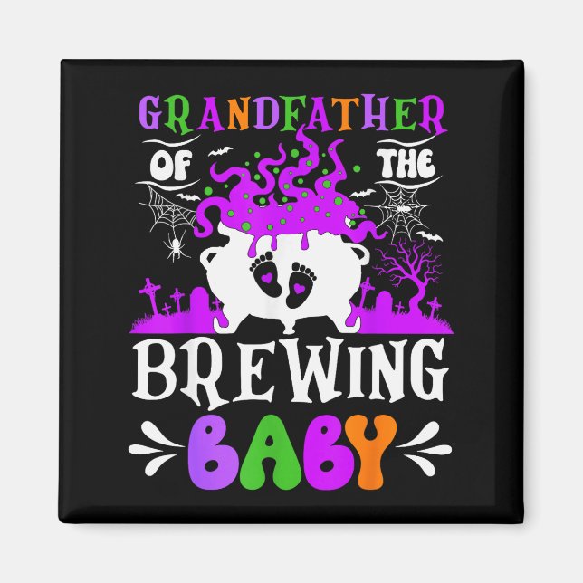 Imã Grandfather Of The Brewing Baby Grandpa To Be Hall (Frente)