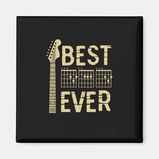 Imã Grandfather Quotes | Best Dad Guitar Ever (Frente)