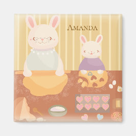 Imã Grandma Baking Cookies