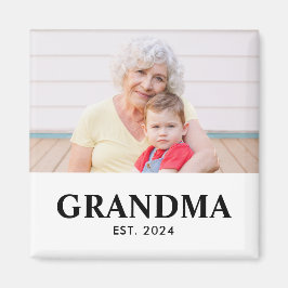 Imã Grandma Established Photo Gift