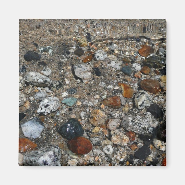 Imã Granite Pebbles no lago Tenaya em Yosemite (Frente)