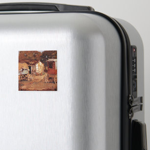 Imã Grant Wood - Os Comerciantes de Cavalos