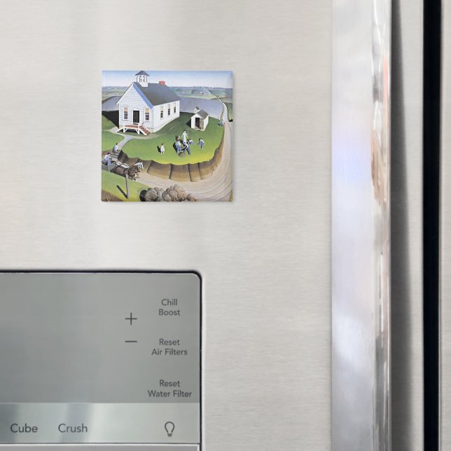 Imã Grant Wood's Arbor Day artwork, (In Situ (Fridge))