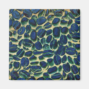 Imã grãos de café vibrantes