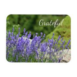 Ímã Gratidão Floral Purple