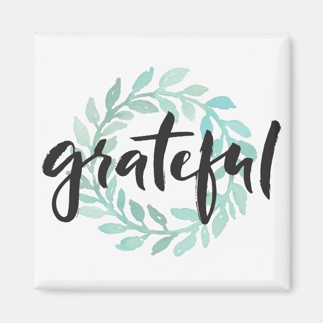 Imã Gratidão Grateful Wreath (Frente)