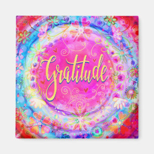 Imã "Gratidão" Inspirivity ONE WORD Magnet