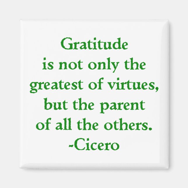 Imã Gratitude Magnet (Frente)