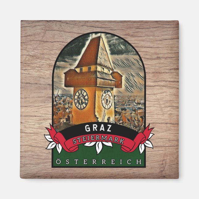 Imã Graz Steiermark Österreich Souvenir Küchen (Frente)