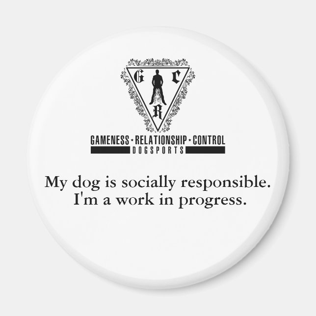 Imã GRC Original, ímã socialmente responsável (Frente)