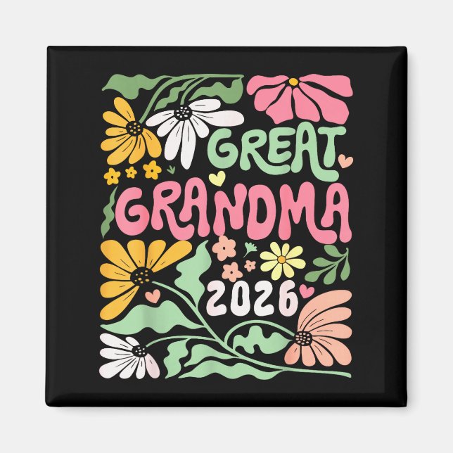 Imã Great Grandma Est. 2026 Promoted To Great Grandma  (Frente)