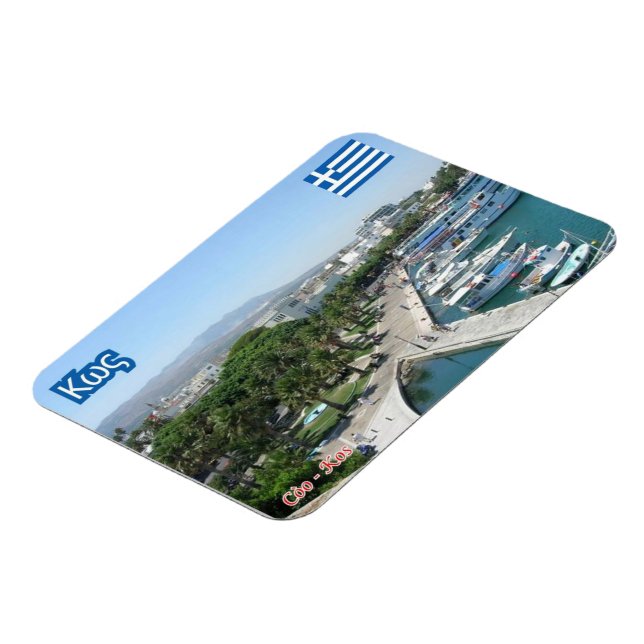 Ímã Grécia - Coo - Kos - ilha (Left Side)