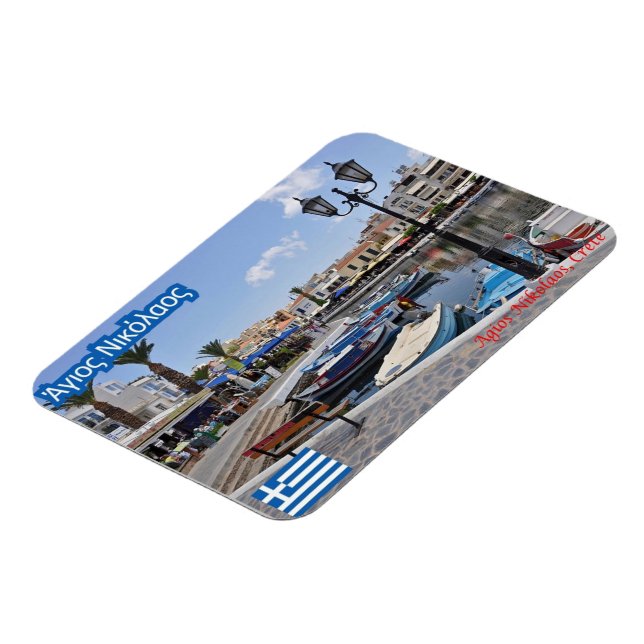 Ímã Grécia - Creta - Agios Nikolaos - (Left Side)