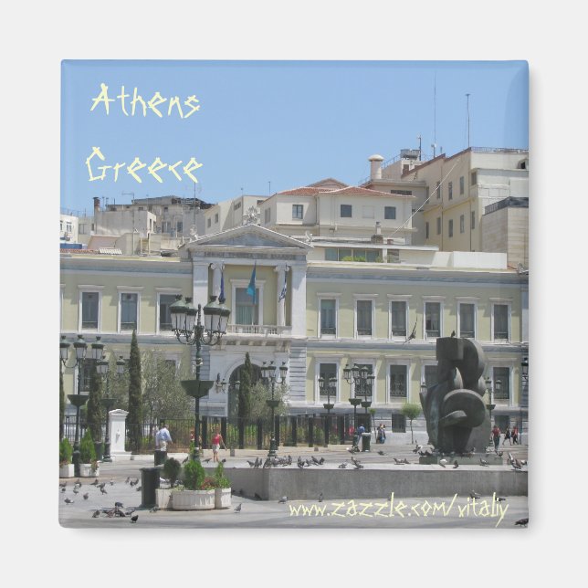Imã Grécia de íman de Atenas design (Frente)