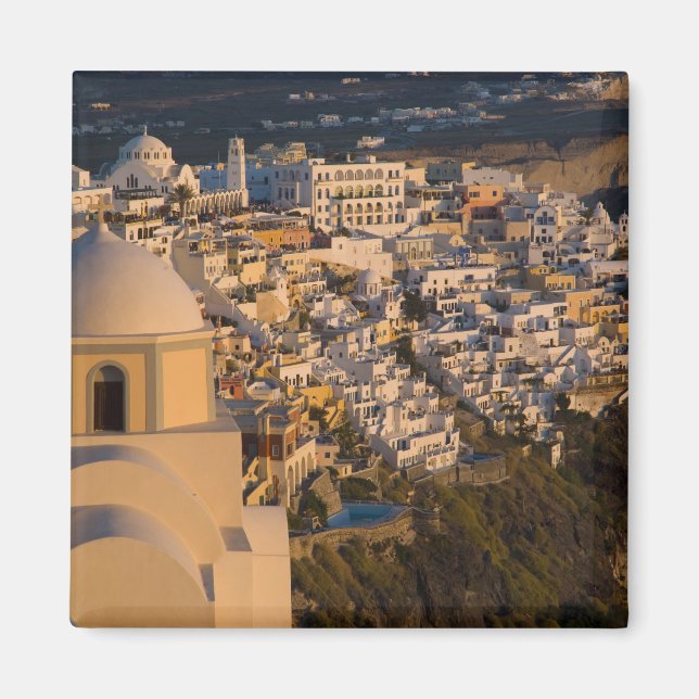 Imã Grécia e Ilha Grega de Santorini cidade de (Frente)