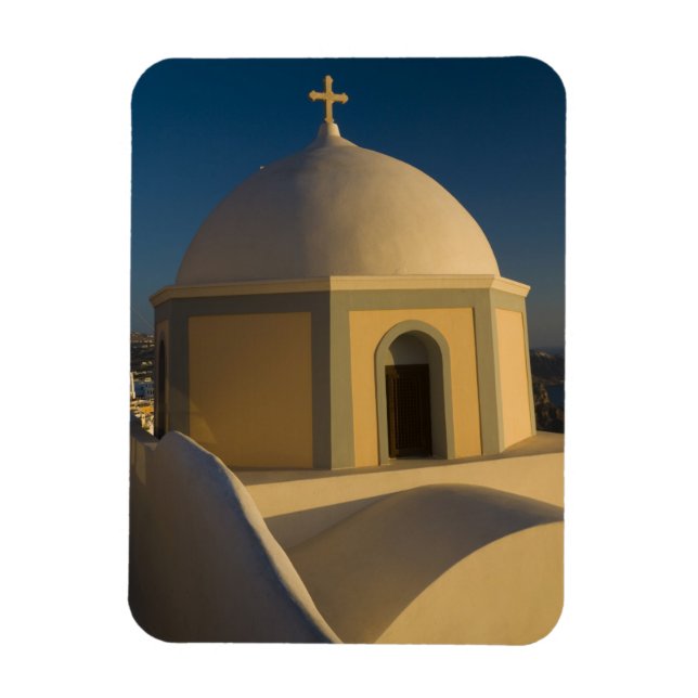 Ímã Grécia e ilha grega de Santorini cidade de 2 (Vertical)