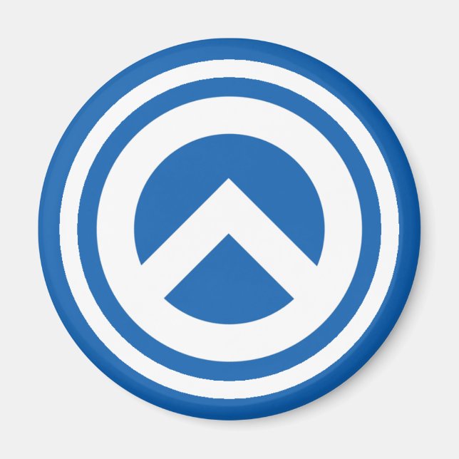 Imã Grécia Magnet - Símbolo Lambda (Frente)