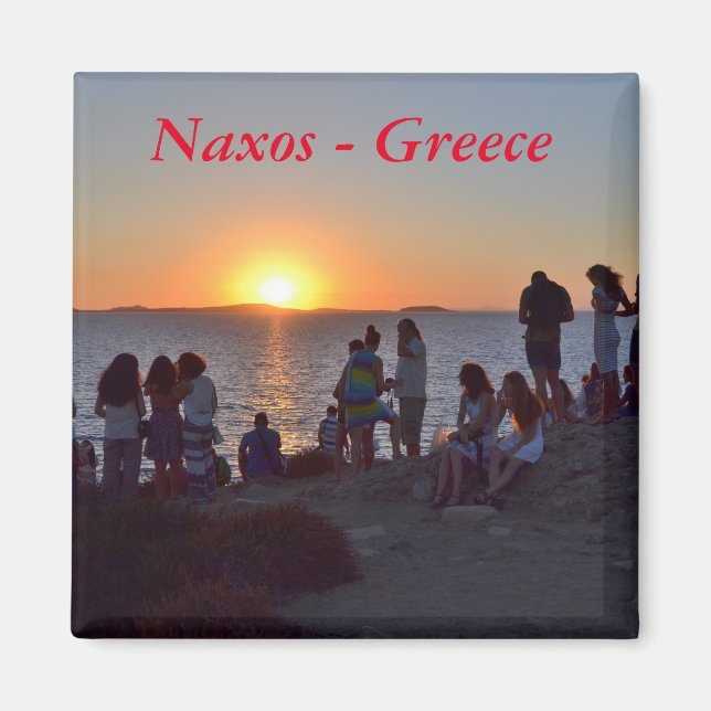 Imã Grécia Naxos - Sunset (Frente)