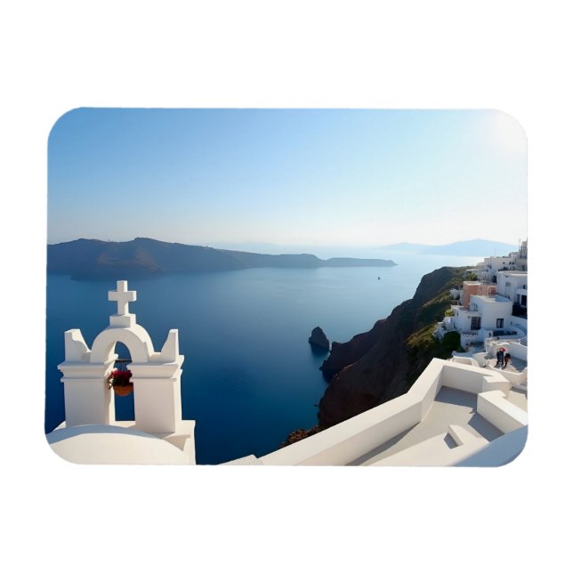 Ímã Grécia Santorini (Horizontal)