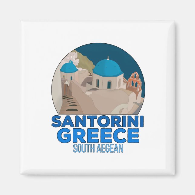 Imã Grécia Santorini, Egeu do Sul (Frente)