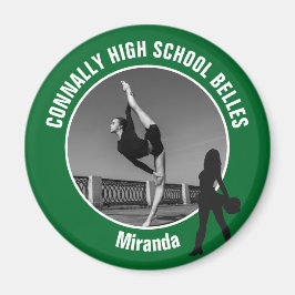 Imã Green Drill Team Photo High School Dancer