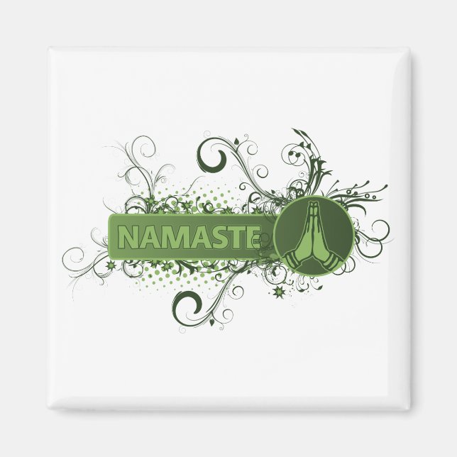 Imã Green Namaste English (Frente)