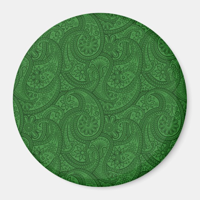Imã Green Paisley (Frente)