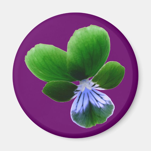 Imã Green Pansy Magnet (Frente)