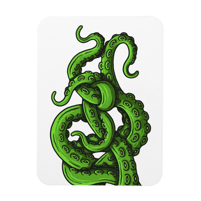Ímã Green Tentacles (Vertical)