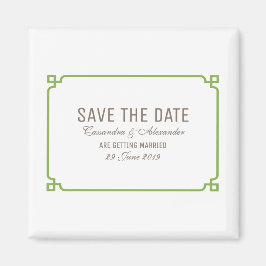 Imã Greenery Deco Chic Salvar a Data