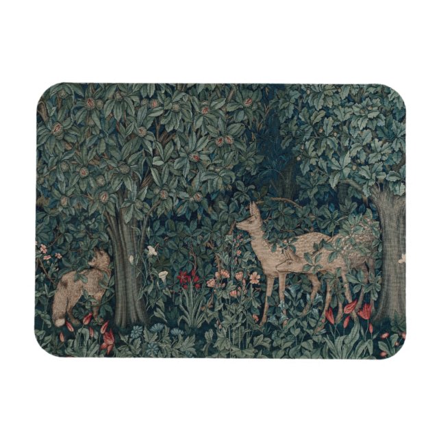 Ímã Greenery, Victorian Era Tapestry by Henry Dearle (Horizontal)