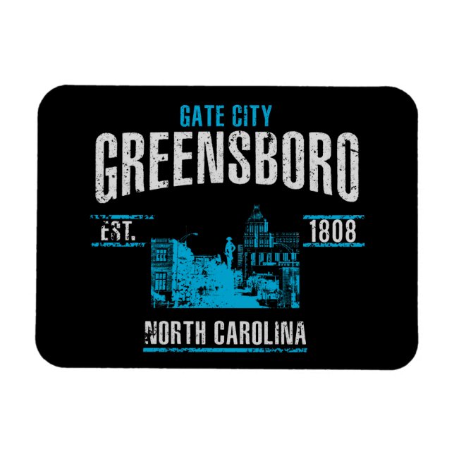 Ímã Greensboro (Horizontal)