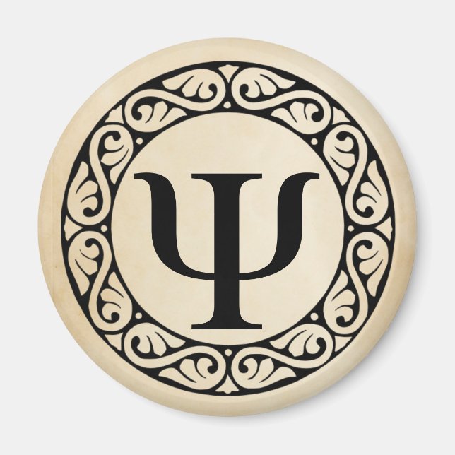 Imã Grego - Letra alfabética psi (Frente)