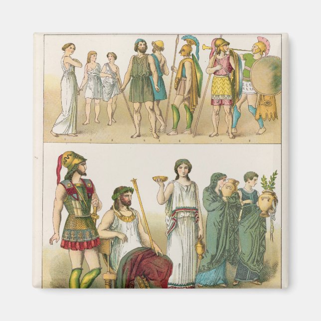 Imã Grego Vestido, de "Trachten der Voelker", 1864 (Frente)