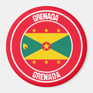 Imã Grenada Round Emblem