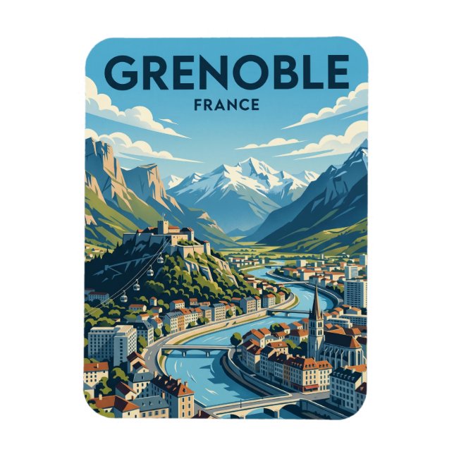 Ímã Grenoble França (Vertical)
