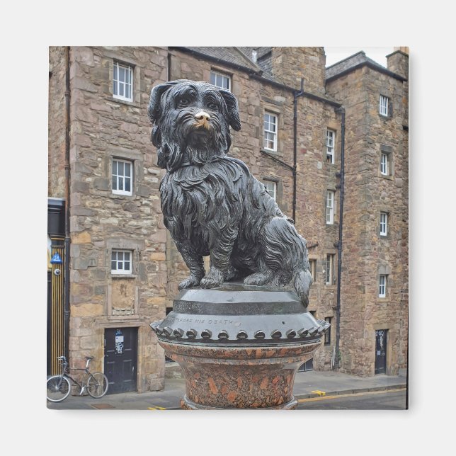 Imã Greyfriars Bobby Statue em Edimburgo (Frente)