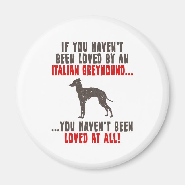 Imã Greyhound Italiano (Frente)