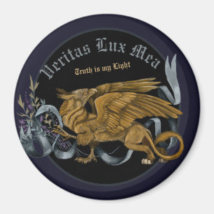 Imã Grifo Dourado Real