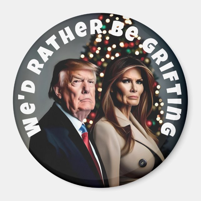 Imã Grifting Trump e Melania Natal (Frente)