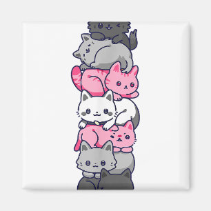 Imã Grigideira Demigirl Cat LGBT Demi Girl Flag Cute K