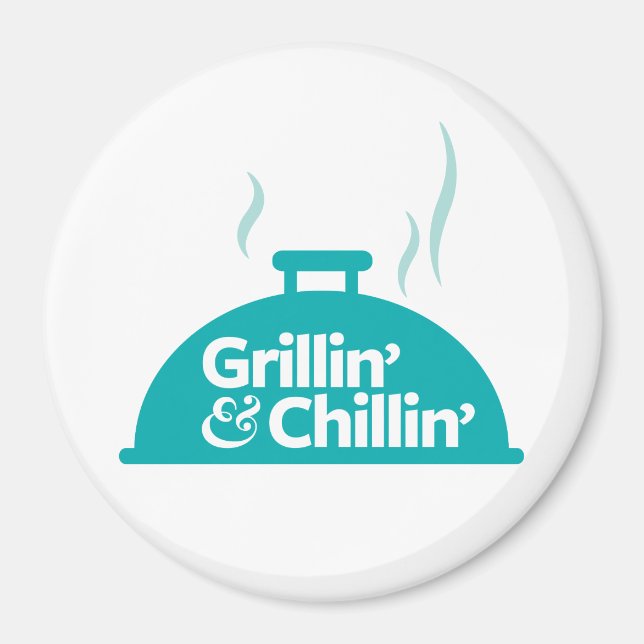 Imã Grillin' & Chillin' (Frente)