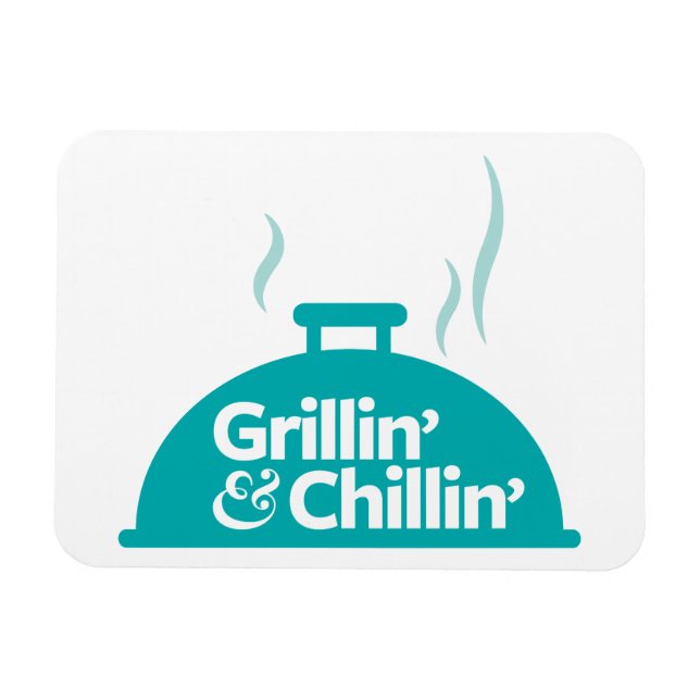Ímã Grillin' & Chillin' (Horizontal)