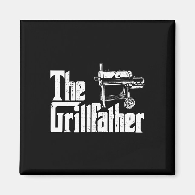 Imã Grilling Smoker And Grill Chef Grillfather Grilled (Frente)