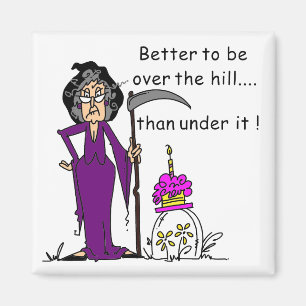 Imã Grim Reaper Birthday Humor