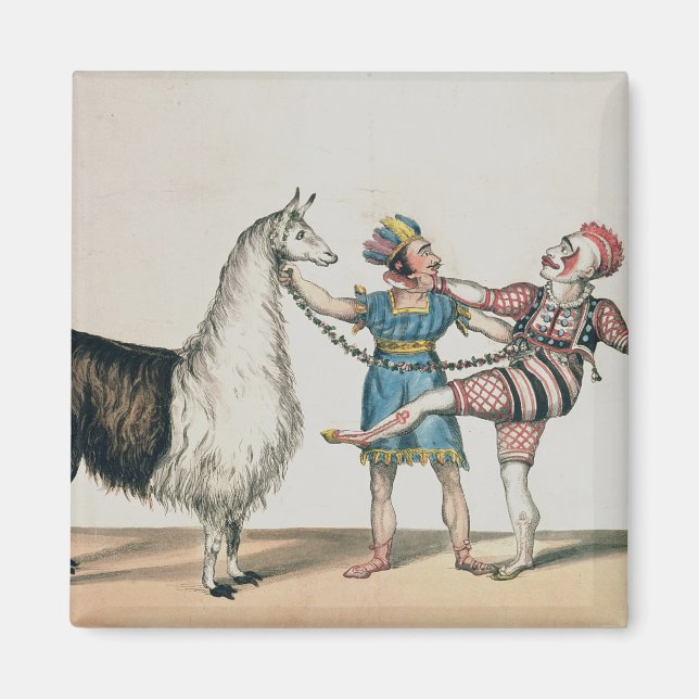 Imã Grimaldi e Alpaca, na Pantomima Popular (Frente)