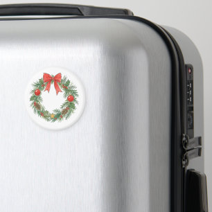 Imã Grinalda Clássica de Natal com Laço para Amantes d