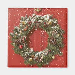 Imã Grinalda do Natal que pendura em uma porta
