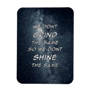 Ímã Grind & Shine Stars Inspiração Motivacional